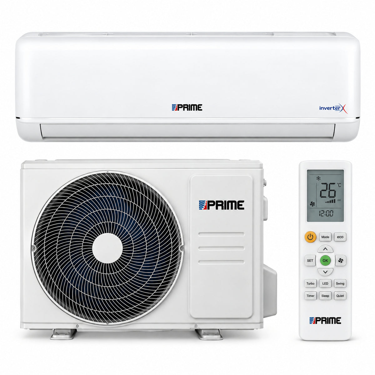 Minisplit Inverter Frío Calor 1.5 Ton PRIME 220V 18,000 BTU Vantage 3