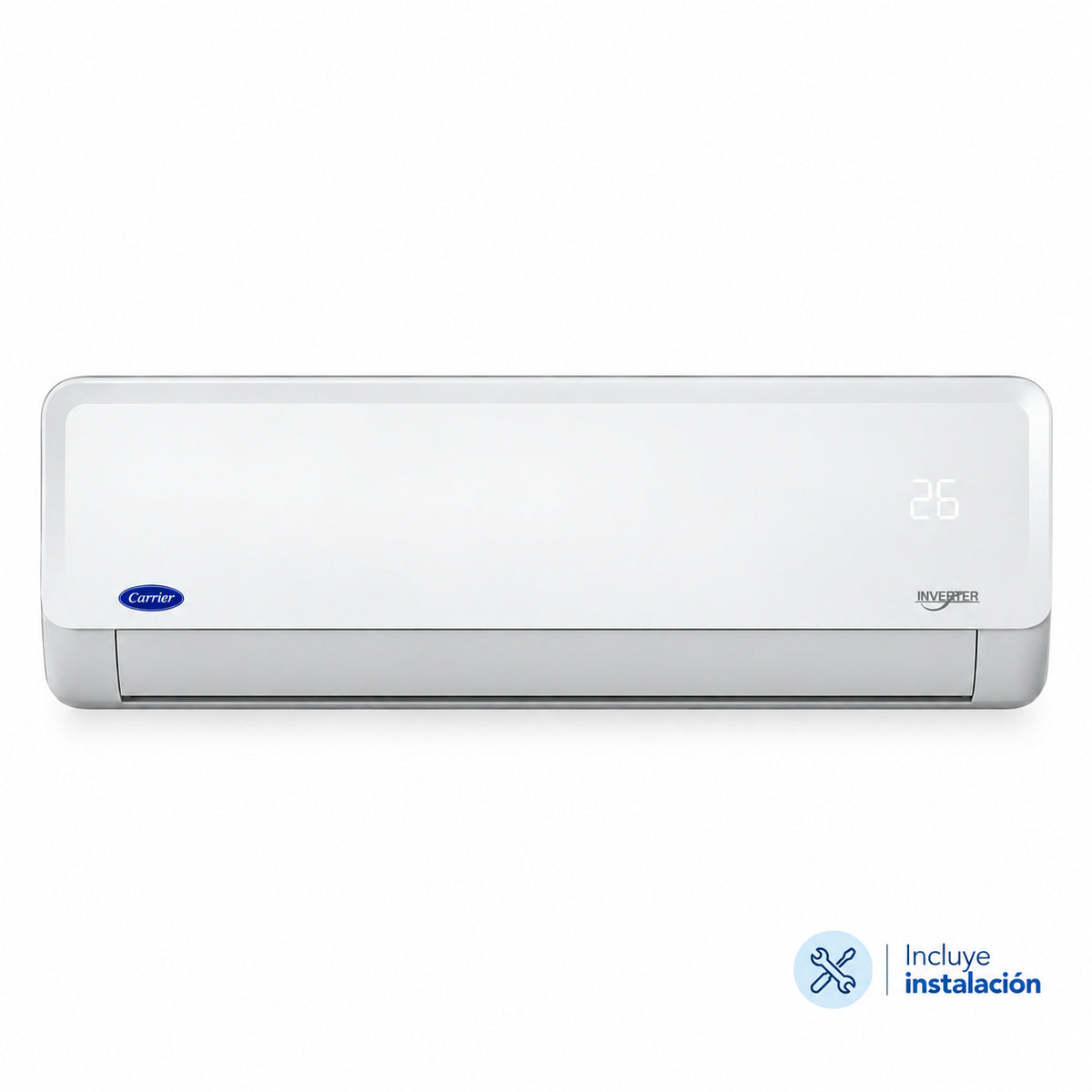 Minisplit Inverter Frío Calor 1 Ton Carrier 115V 12,000 BTU MAX INCLUYE INSTALACION